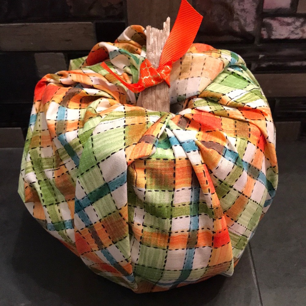 Fall fabric pumpkin!